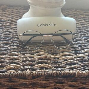 Calvin Klein Black and Gold Women's Glasses
